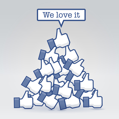 We love it Facebook likes